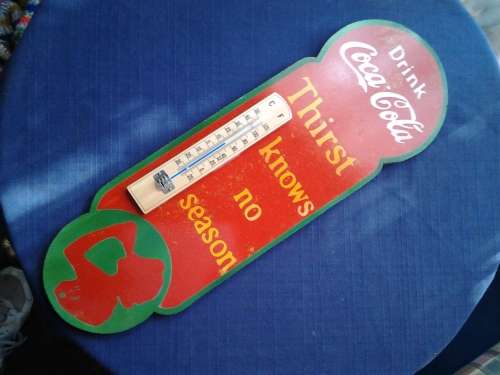vintage style coca cola thermometer
