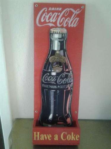 coca cola wall mounted opener