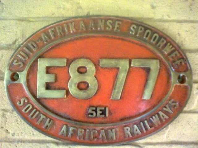 Vintage Style Locomotive Plaque