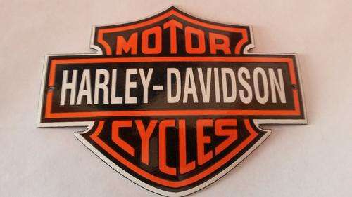 Enamel Harley-Davidson Plaque.