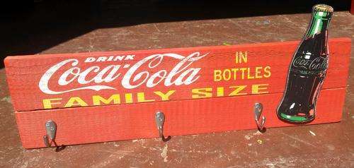 Vintage Style Coca Cola Dish Towel rack.