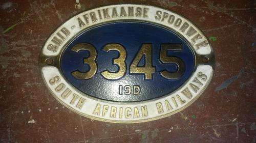 Railway Train Plaques.