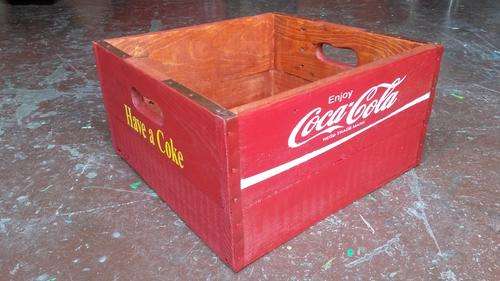 Square Wooden Coca Cola Crates.