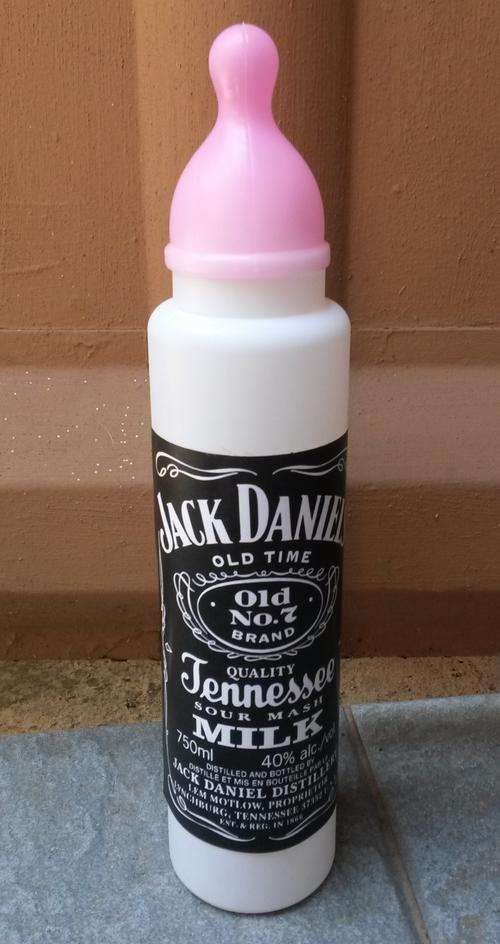 Jack Daniel's Baby's Bottle - Pink