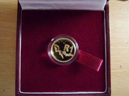 Gold 1/10th Ounce Egyptian Fruit Bat