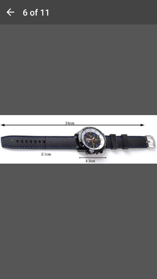 GT - Grand Touring Men Fashion Silicone Band Sport Watch - White & Yellow