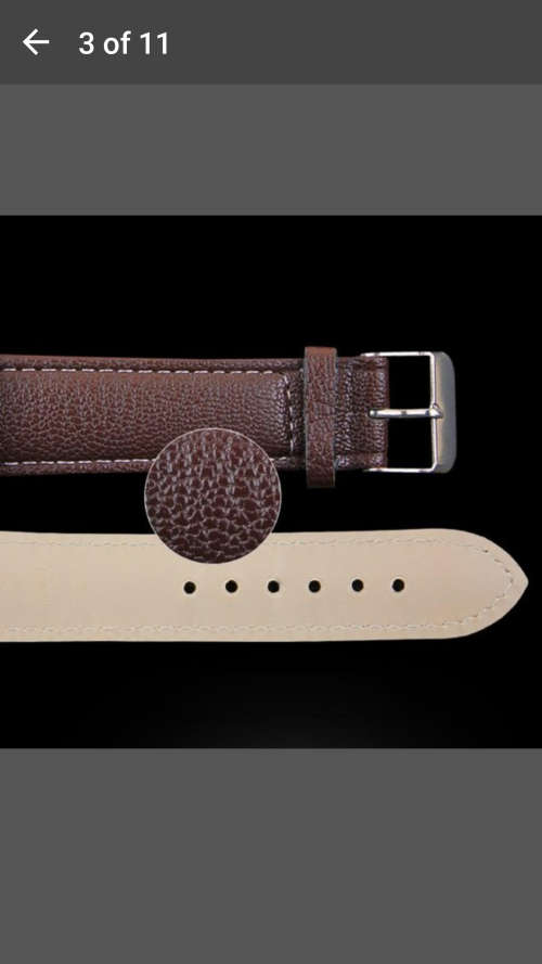 New Luxury Fashion Crocodile Faux Leather Mens Yazole Analog Watch