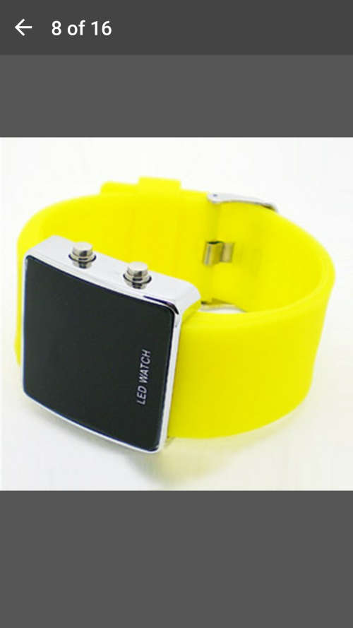 Functional Sport LED Watch - Light Blue, Yellow, Coffee