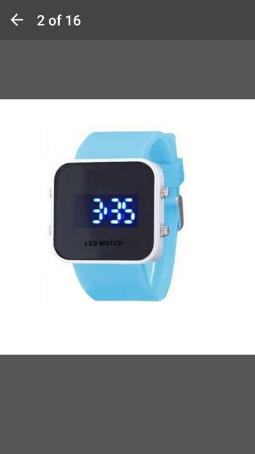Functional Sport LED Watch - Light Blue, Yellow, Coffee