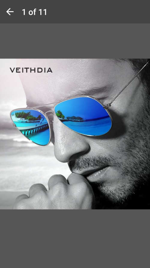 Veithdia - Polarized Men Women Sunglasses - No 6 as per Pic