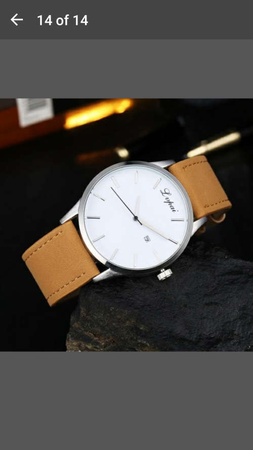 Lupai - Luxury Men's Analog Quartz Leather Sport Date Wrist Watch Very Luxurious