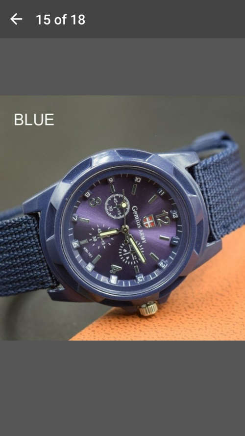 Sport Military Quartz Nylon Gemius Army Men's Stainless Steel Wrist Watches