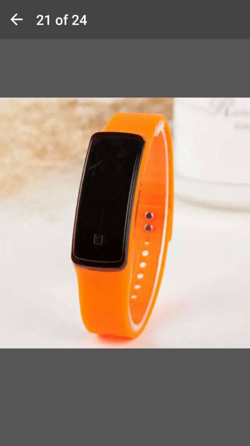 Fashion Sport LED Watches Candy Color Silicone Rubber Digital Watches