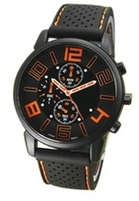 GT Silicone Band Sport Watch - Orange/Red