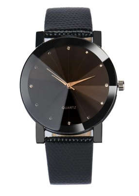 Luxury Men Quartz Sport Military Stainless Steel Dial Leather Band Wrist Watch