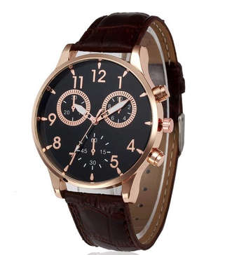 Geneva - Retro Design Leather Band Analog Alloy Quartz Wrist Watch Funland