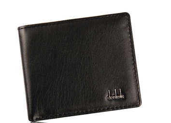 Mens Leather ID Card Holder Billfold Wallet