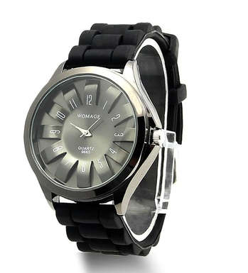 Womens Sport Geneva Jelly Wrist Watch Silicone Quartz Sports Watches