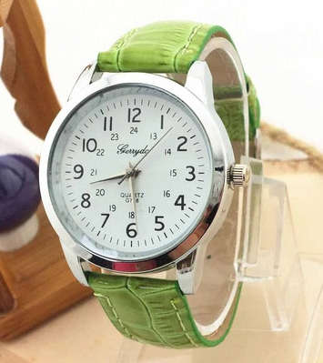 Popular 1PC Elegant Analog Luxury Sports Leather Strap Quartz Mens Wrist Watch