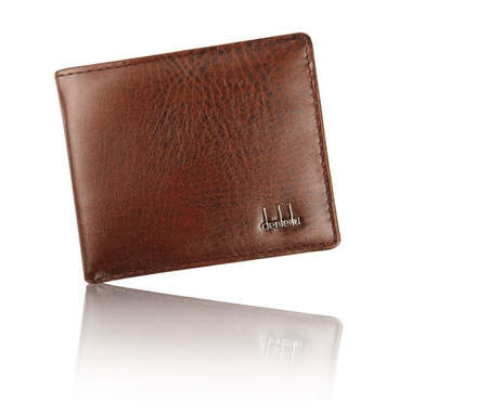 Mens Leather ID Card Holder Billfold Wallet