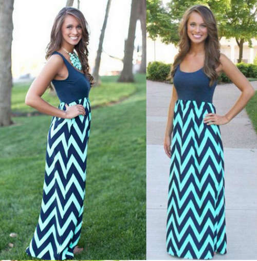 Summer dress elegant women long cut special offer