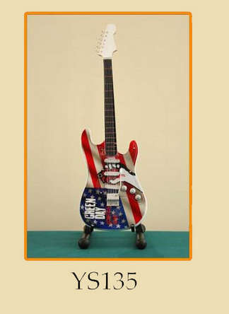 Miniature Guitar Rock Green Day