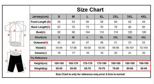 X-CQREG Men's Cycling Jerseys 2018  Cycling Jersey Sets MTB Road Bike Bicycle Breathable