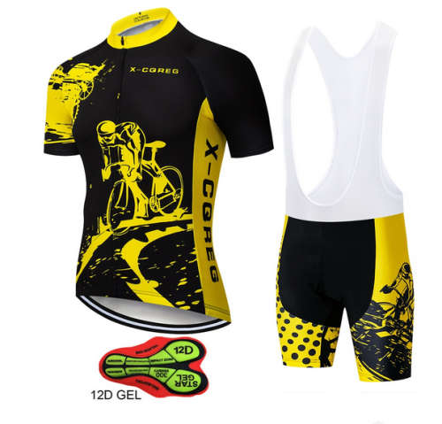 X-CQREG Men's Cycling Jerseys 2018  Cycling Jersey Sets MTB Road Bike Bicycle Breathable