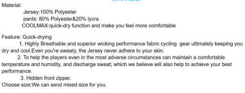 X-CQREG Men's Cycling Jerseys 2018  Cycling Jersey Sets MTB Road Bike Bicycle Breathable