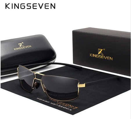 KINGSEVEN Sunglasses Men Woman Driving Square Frame Sun Glasses Male Unisex gun grey