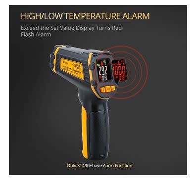 Infrared Thermometer Non-contact Temperature Tester 13 point lazer positioning LCD Display
