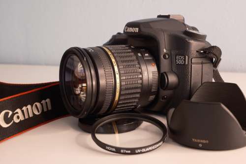 Canon 50D DSLR with Tamron 17-50mm F2.8 lens