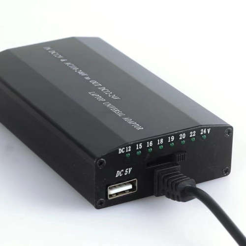 120W car home dual-purpose power adapter, multi-function laptop power charger, laptop power supply