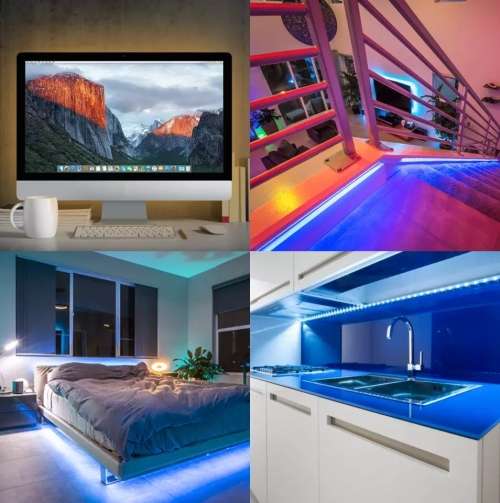 LED Strip Lights RGB 5M With Remote Control 5050