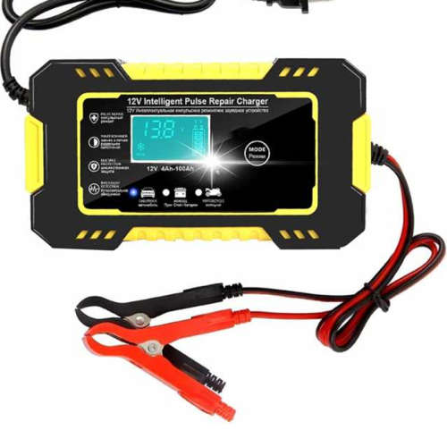 12V 6A Car Battery Charger Pulse Repair Charger Smart