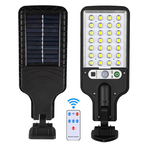 28 LED Solar Street Light Outdoor Human Body Induction Street Light with Remote Control