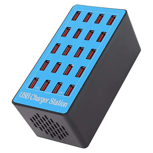 5V20A 100W 20-port USB Charger With Built-in Cooling