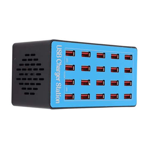 5V20A 100W 20-port USB Charger With Built-in Cooling