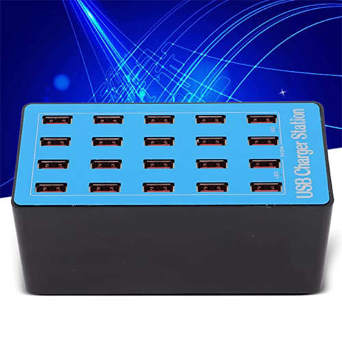5V20A 100W 20-port USB Charger With Built-in Cooling