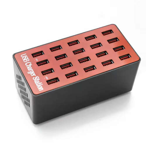 5V16A 80W 20-port Multi-port USB Smart Charger With Built-in Heat Sink