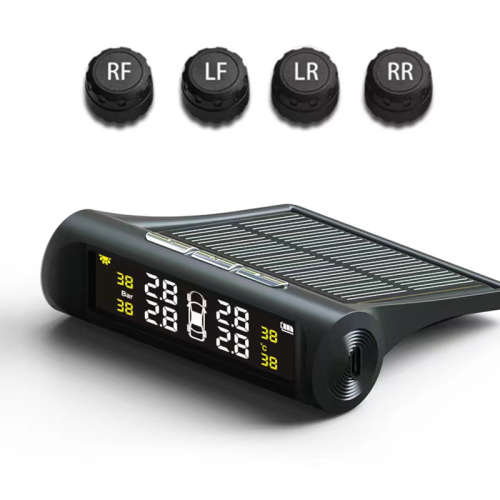 Solar Wireless Tire Pressure Monitoring System Supports USB Charging