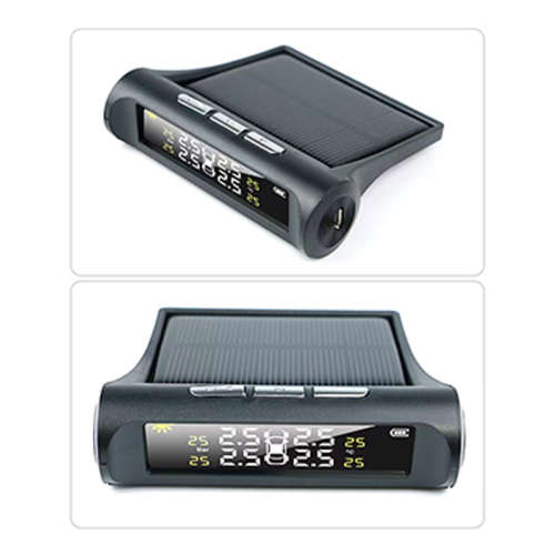 Solar Wireless Tire Pressure Monitoring System Supports USB Charging