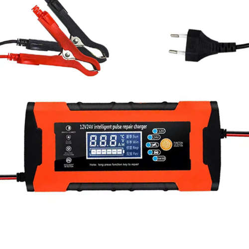 12V10A/24V5A Charger Car And Motorcycle Battery Intelligent Pulse Repair Charging