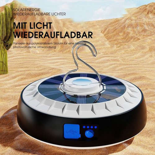 Multifunctional Solar Lamp With Remote Control Emergency Charging Treasure Can Be Magnetic