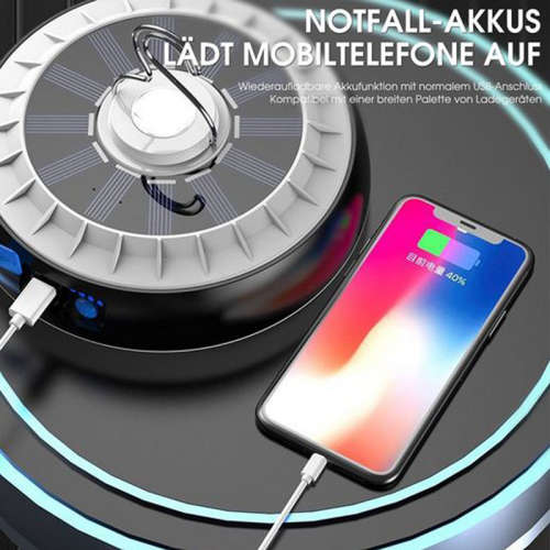 Multifunctional Solar Lamp With Remote Control Emergency Charging Treasure Can Be Magnetic