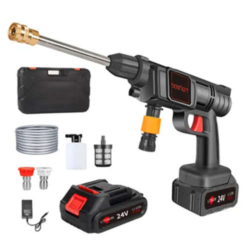 24V Car Wash Gun Portable Car Wash Equipment with Lithium Battery