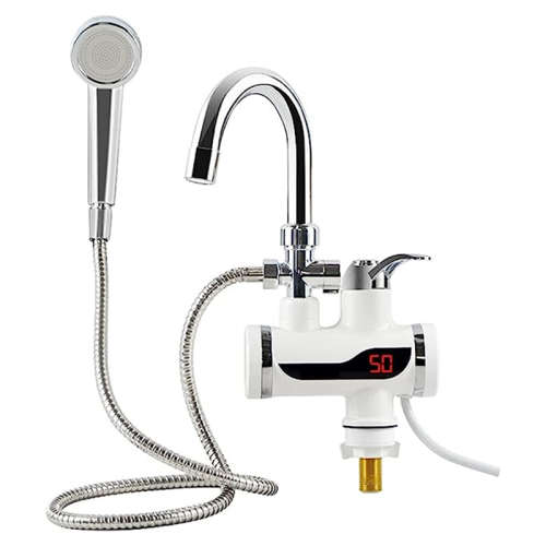 Instant Tankless Electric Hot Water Heater Faucet Kitchen Instant Heating Tap Water Heater with LED