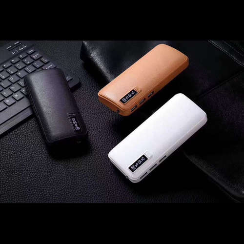 3 USB Portable Power Bank 20000mAh with LED