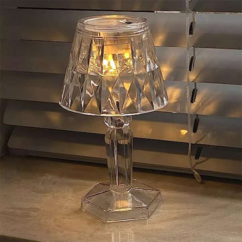 KUNYA LED Crystal Table Lamp Acrylic Diamond Night Light