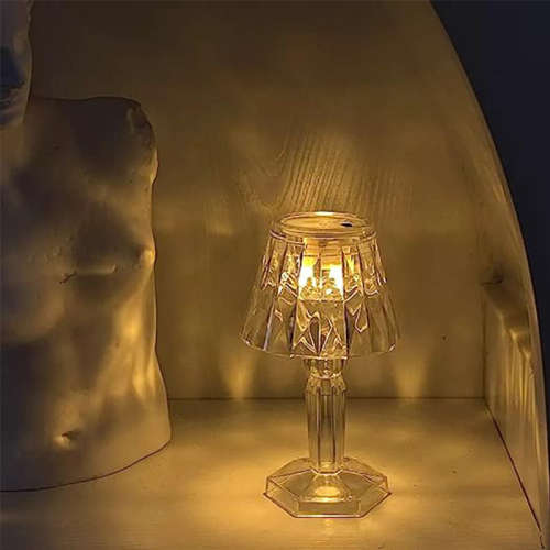 KUNYA LED Crystal Table Lamp Acrylic Diamond Night Light